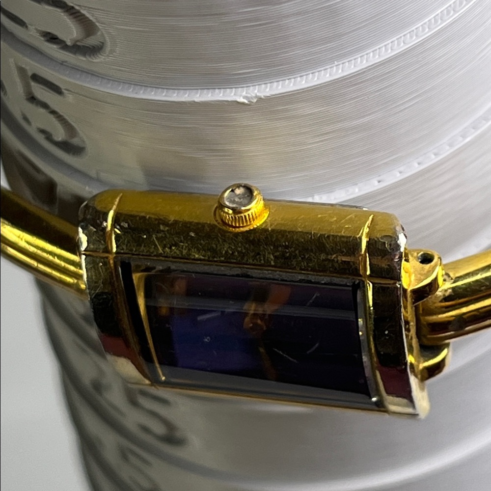 Yves Saint Laurent Watch 5920-H12115 Gold Stainless Steel Quartz Premium READ - Picture 10 of 11